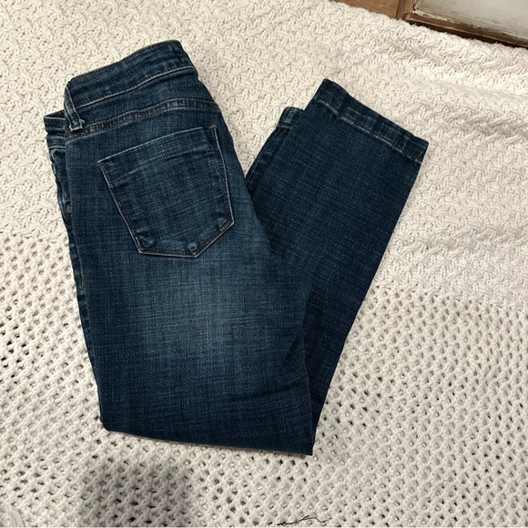 KUT FROM THE KLOTH WOMENS  STRAIGHT LEGS SIZE 2 BLUE STRETCHY - Picture 3 of 8